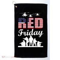 Red Friday Veterans Tribute Golf Towel thumb 0
