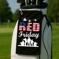 Red Friday Veterans Tribute Golf Towel thumb 2