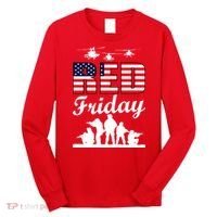 Red Friday Veterans Tribute Long Sleeve Shirt thumb 0