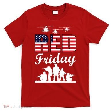 Red Friday Veterans Tribute T-Shirt
