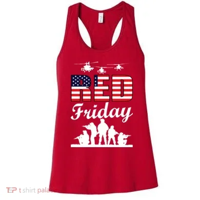 Red Friday Veterans Tribute Women's Tank Top