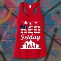 Red Friday Veterans Tribute Women's Tank Top thumb 3