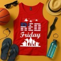 Red Friday Veterans Tribute Tank Top thumb 4