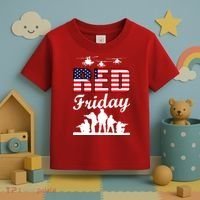 Red Friday Veterans Tribute Toddler T-Shirt thumb 3