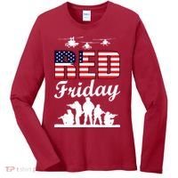 Red Friday Veterans Tribute Women's Long Sleeve Shirt thumb 0
