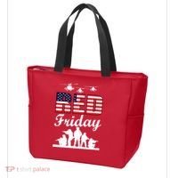 Red Friday Veterans Tribute Tote Bag thumb 3