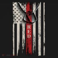 Red Friday Vintage American Flag T-Shirt thumb 7