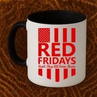 Red Fridays Military Flag Coffee Mug thumb 2