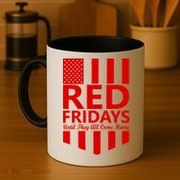 Red Fridays Military Flag Coffee Mug thumb 4