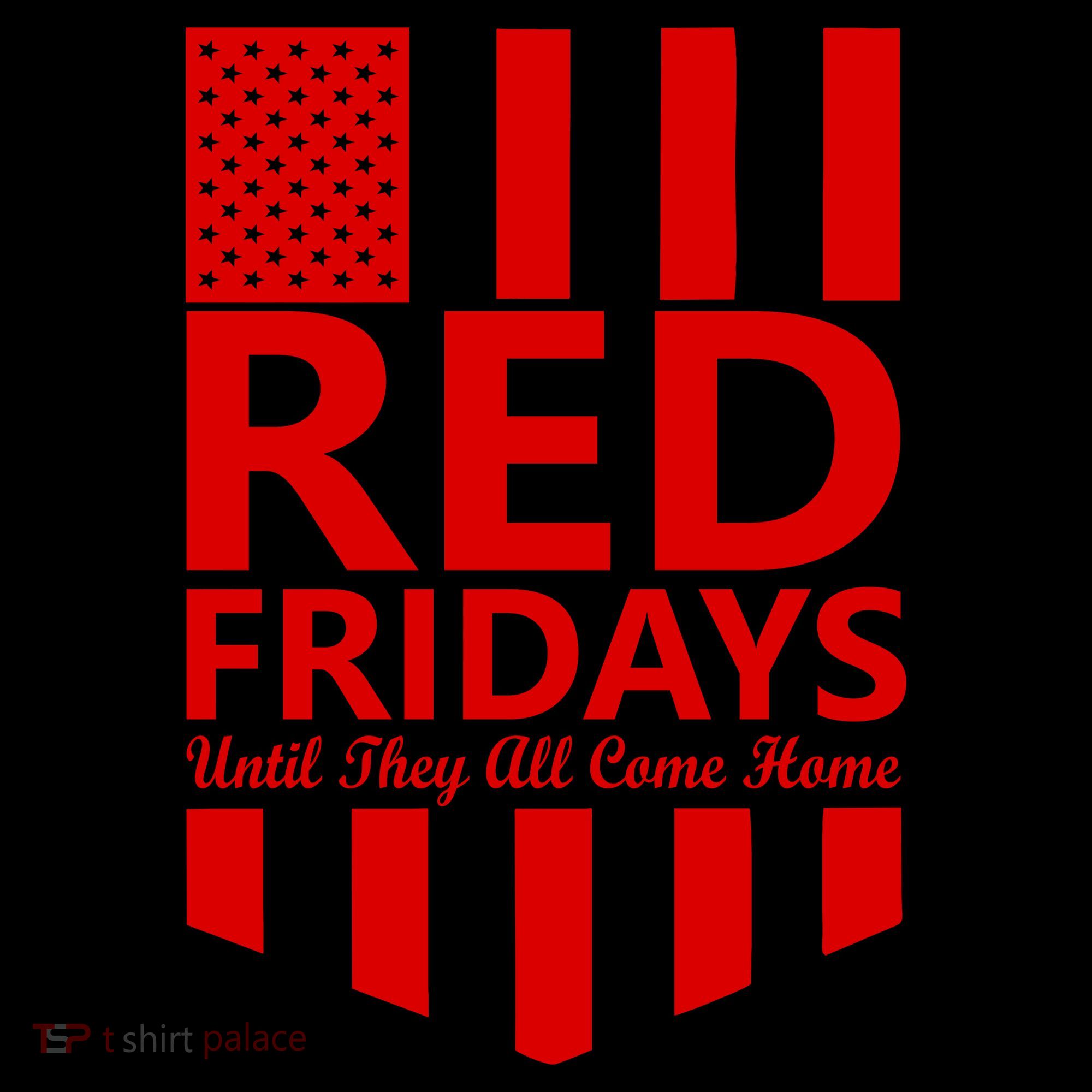 Red Fridays Military Flag Coffee Mug