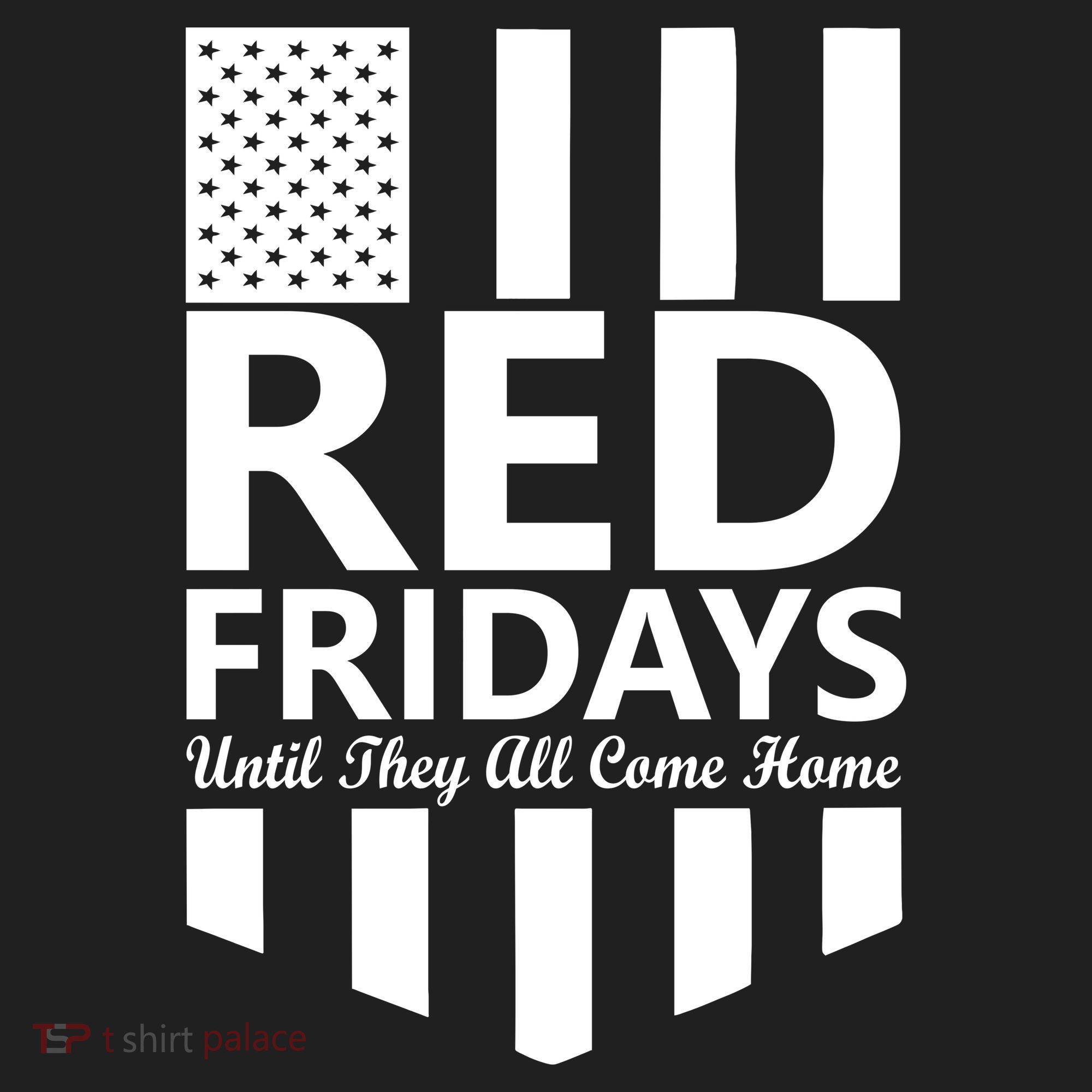 Red Fridays Military Flag Beanie