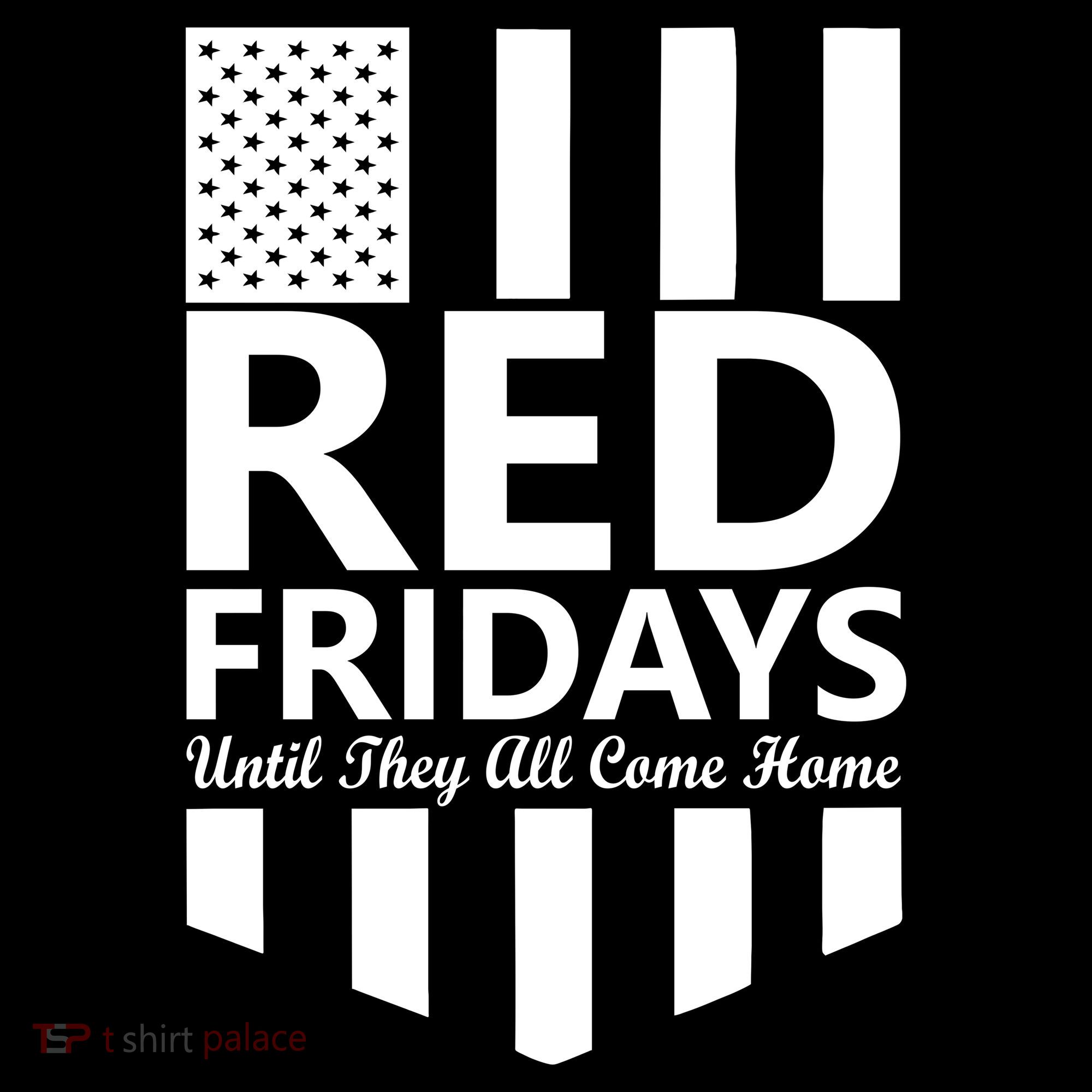 Red Fridays Military Flag Women's Hoodie
