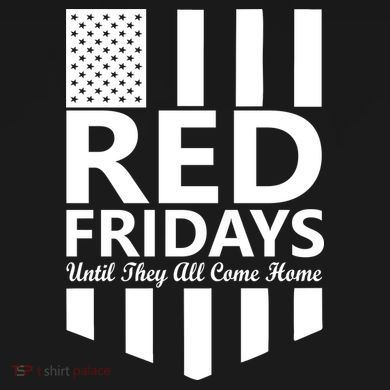 Red Fridays Military Flag Women's Perfect Tri Rocker Tank