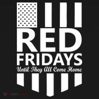 Red Fridays Military Flag Women's Perfect Tri Rocker Tank thumb 4