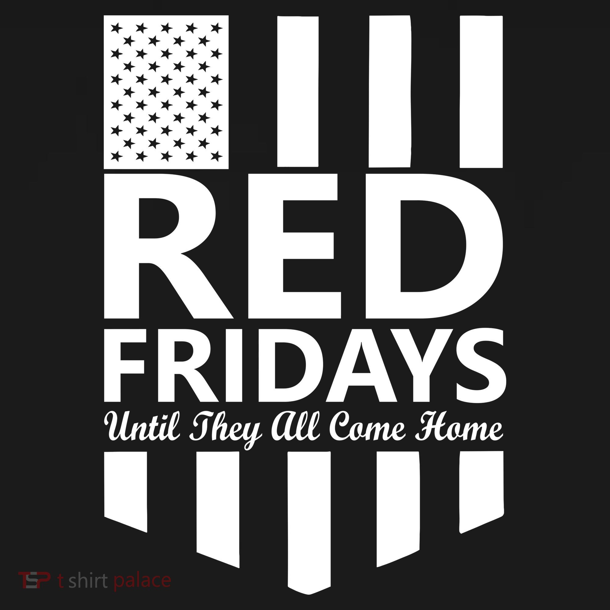 Red Fridays Military Flag Women's Perfect Tri Rocker Tank