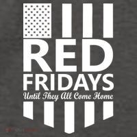 Red Fridays Military Flag Vector Backpack thumb 2