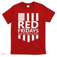 Red Fridays Military Flag T-Shirt thumb 0