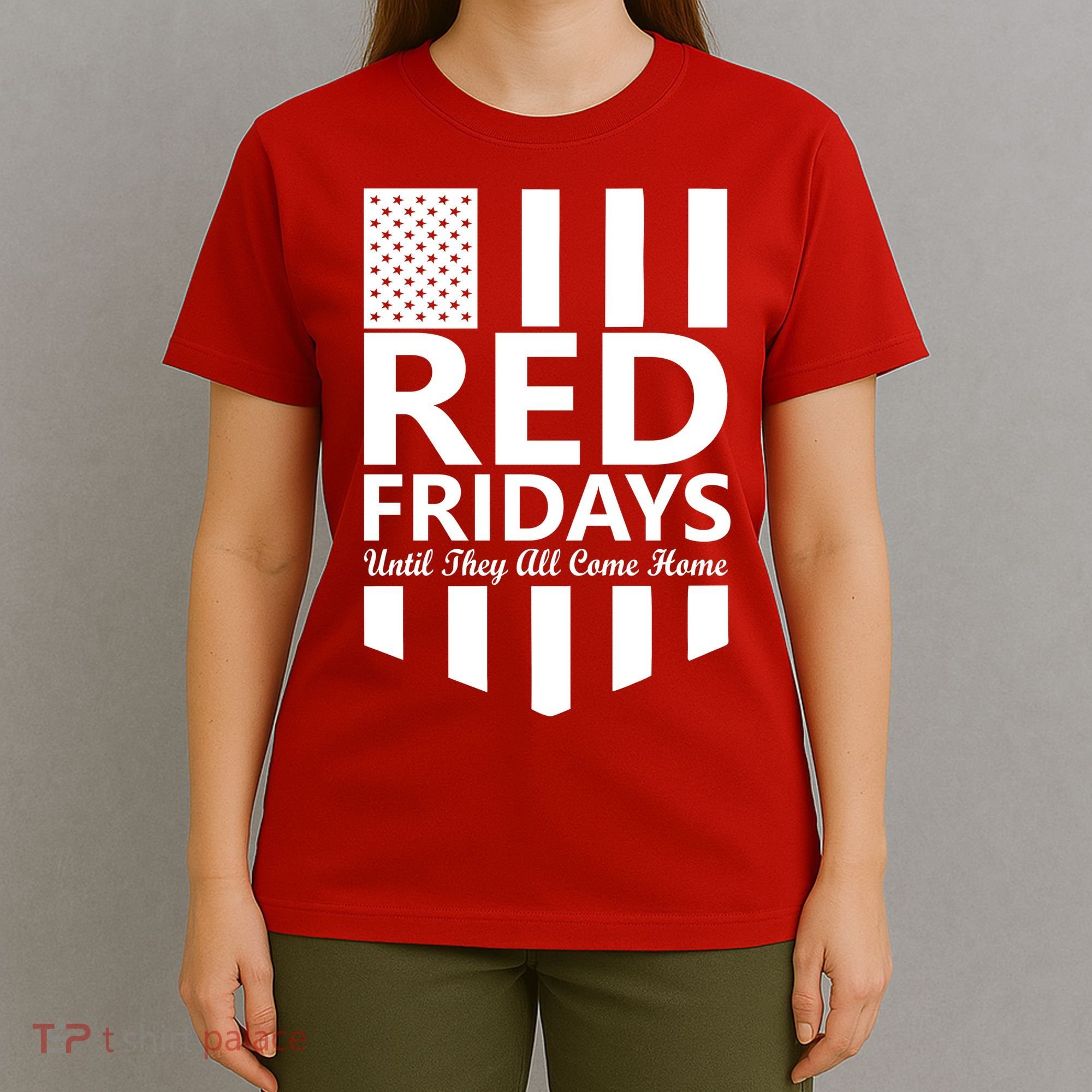 Red Fridays Military Flag T-Shirt