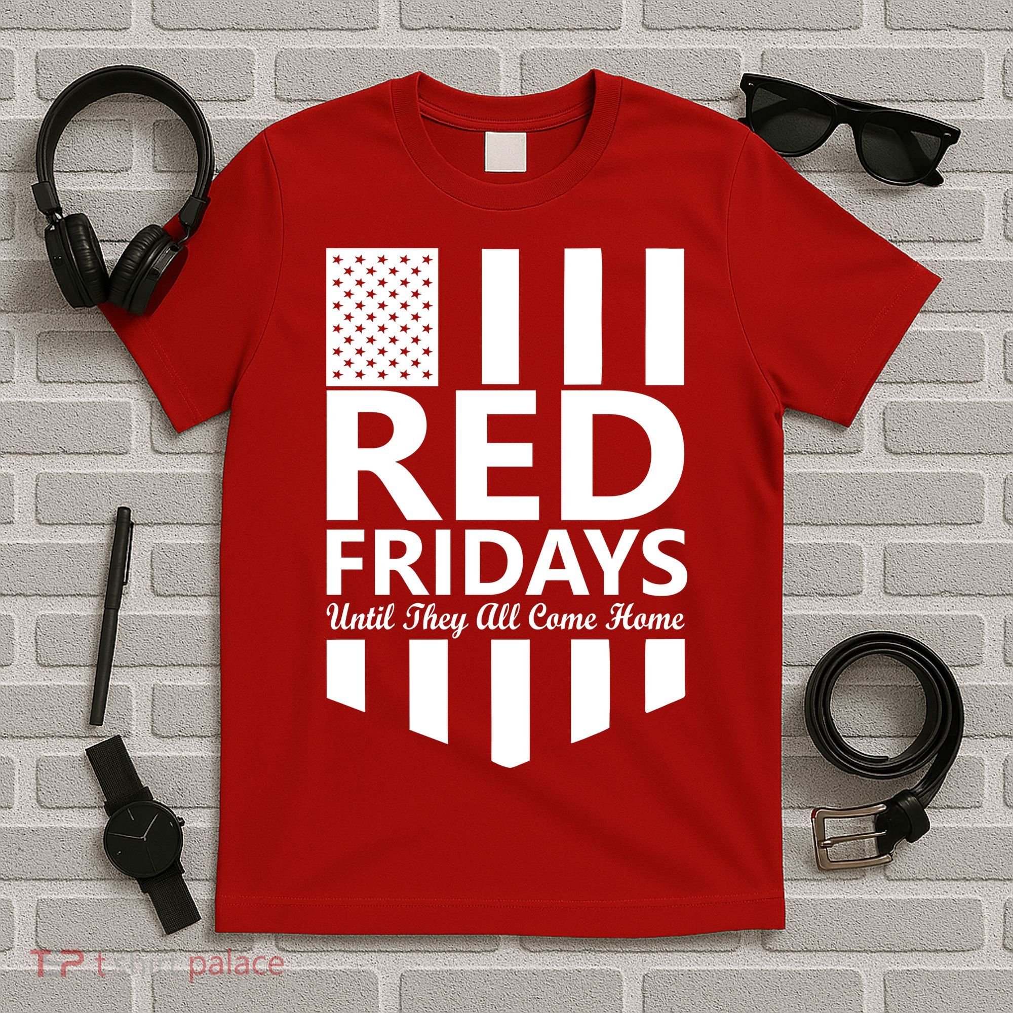 Red Fridays Military Flag T-Shirt