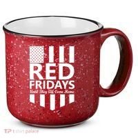 Red Fridays Military Flag 15oz Campfire Ceramic Mug thumb 0