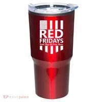 Red Fridays Military Flag Tumbler thumb 0