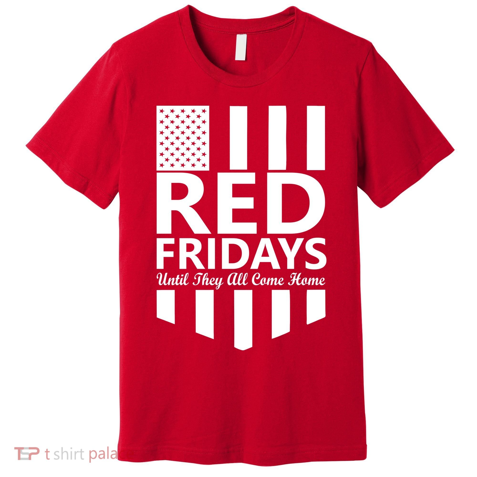 Red Fridays Military Flag Premium T-Shirt