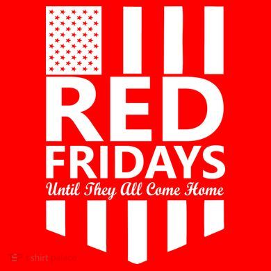 Red Fridays Military Flag Premium T-Shirt