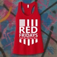 Red Fridays Military Flag Women's Tank Top thumb 3