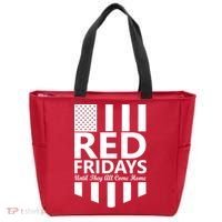 Red Fridays Military Flag Tote Bag thumb 0