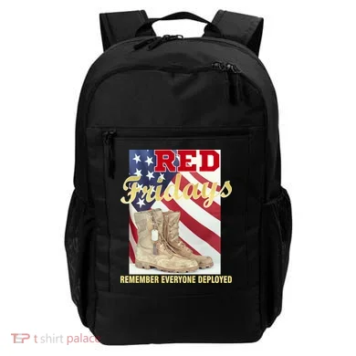 Red Fridays Remember Everyone Deployed Backpack