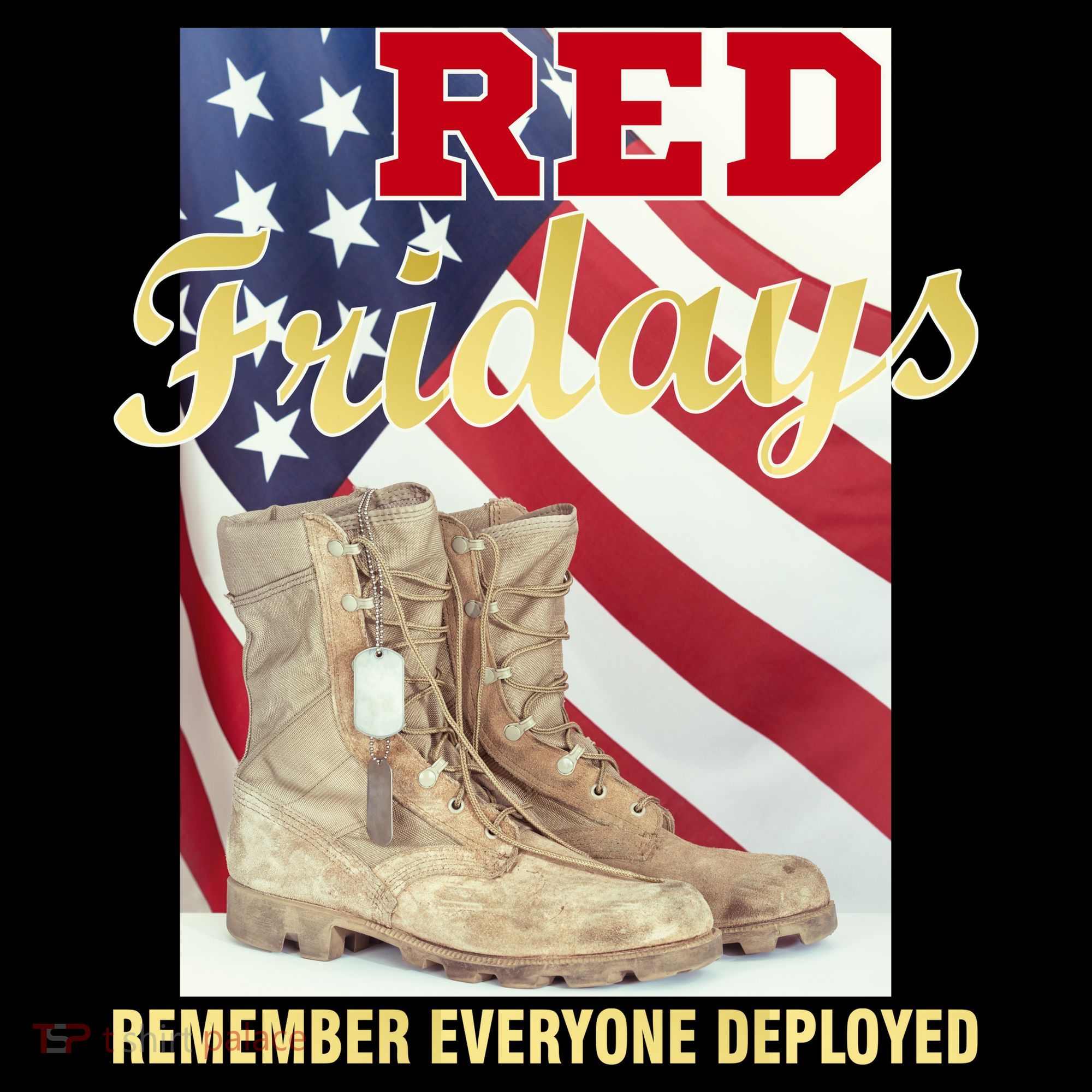 Red Fridays Remember Everyone Deployed Backpack
