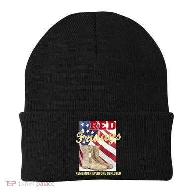 Red Fridays Remember Everyone Deployed Beanie