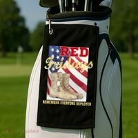 Red Fridays Remember Everyone Deployed Golf Towel thumb 2
