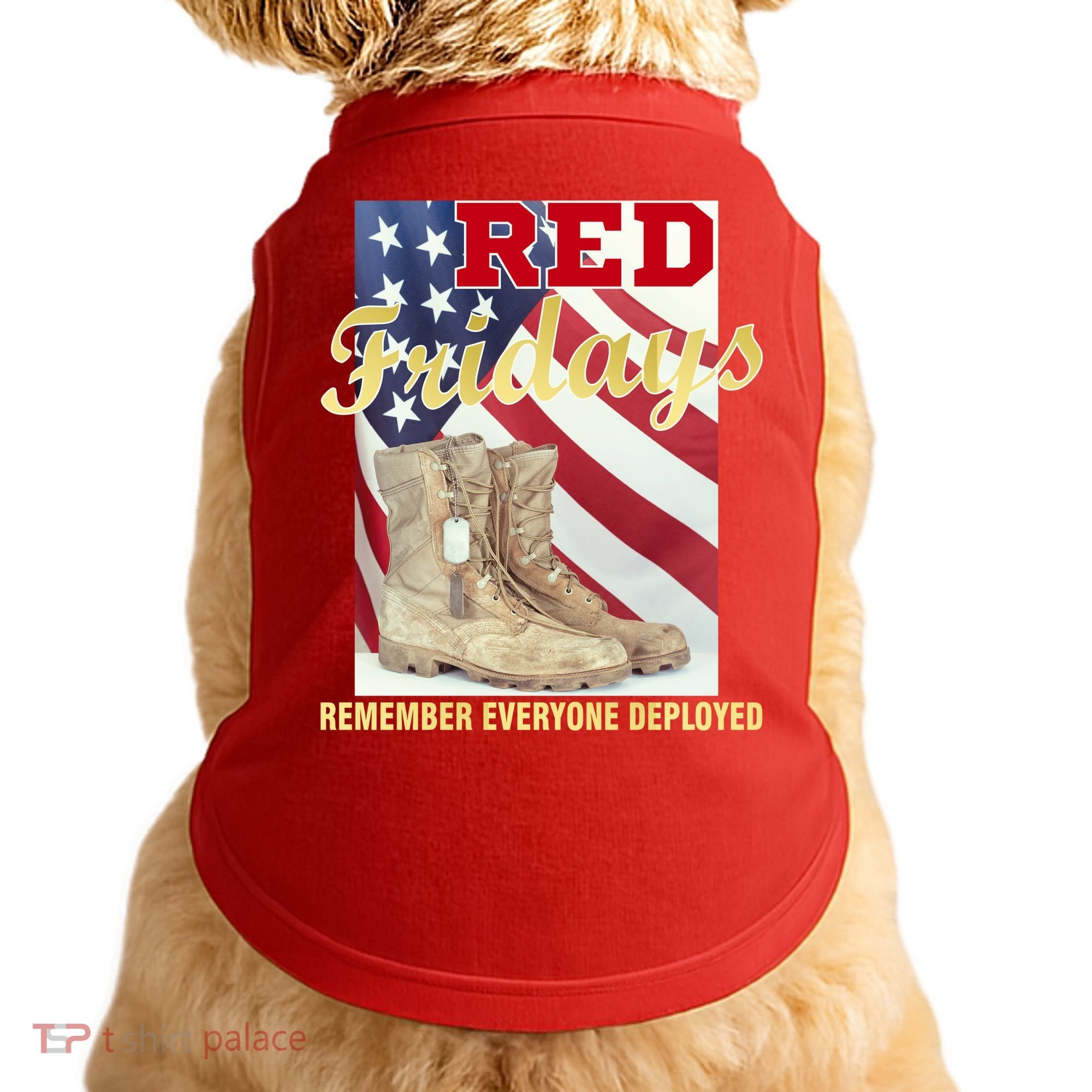 Red Fridays Remember Everyone Deployed Doggie Tank