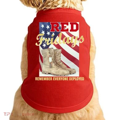 Red Fridays Remember Everyone Deployed Doggie Tank
