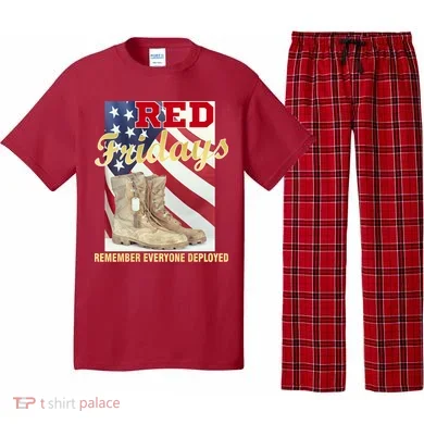 Red Fridays Remember Everyone Deployed Pajama Set
