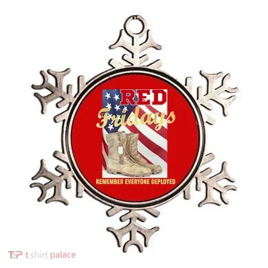 Red Fridays Remember Everyone Deployed Ornament