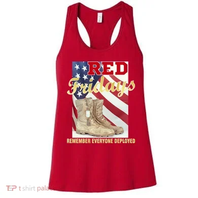 Red Fridays Remember Everyone Deployed Women's Tank Top