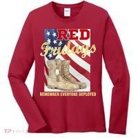 Red Fridays Remember Everyone Deployed Women's Long Sleeve Shirt thumb 0