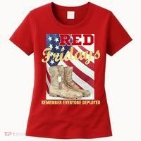 Red Fridays Remember Everyone Deployed Women's T-Shirt thumb 0