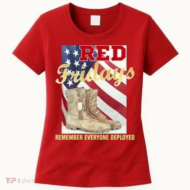Red Fridays Remember Everyone Deployed Women's T-Shirt
