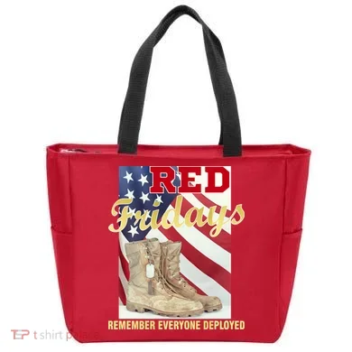 Red Fridays Remember Everyone Deployed Tote Bag