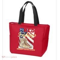 Red Fridays Remember Everyone Deployed Tote Bag thumb 3