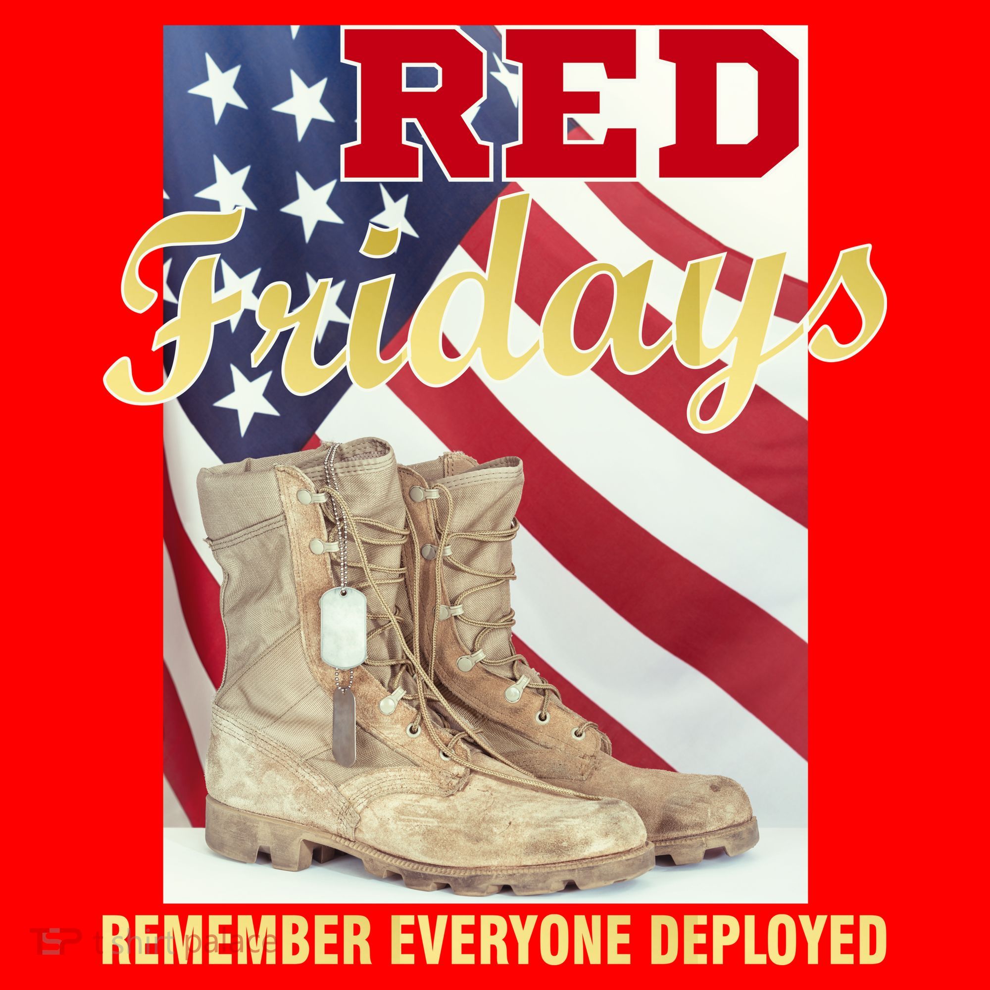 Red Fridays Remember Everyone Deployed Tote Bag