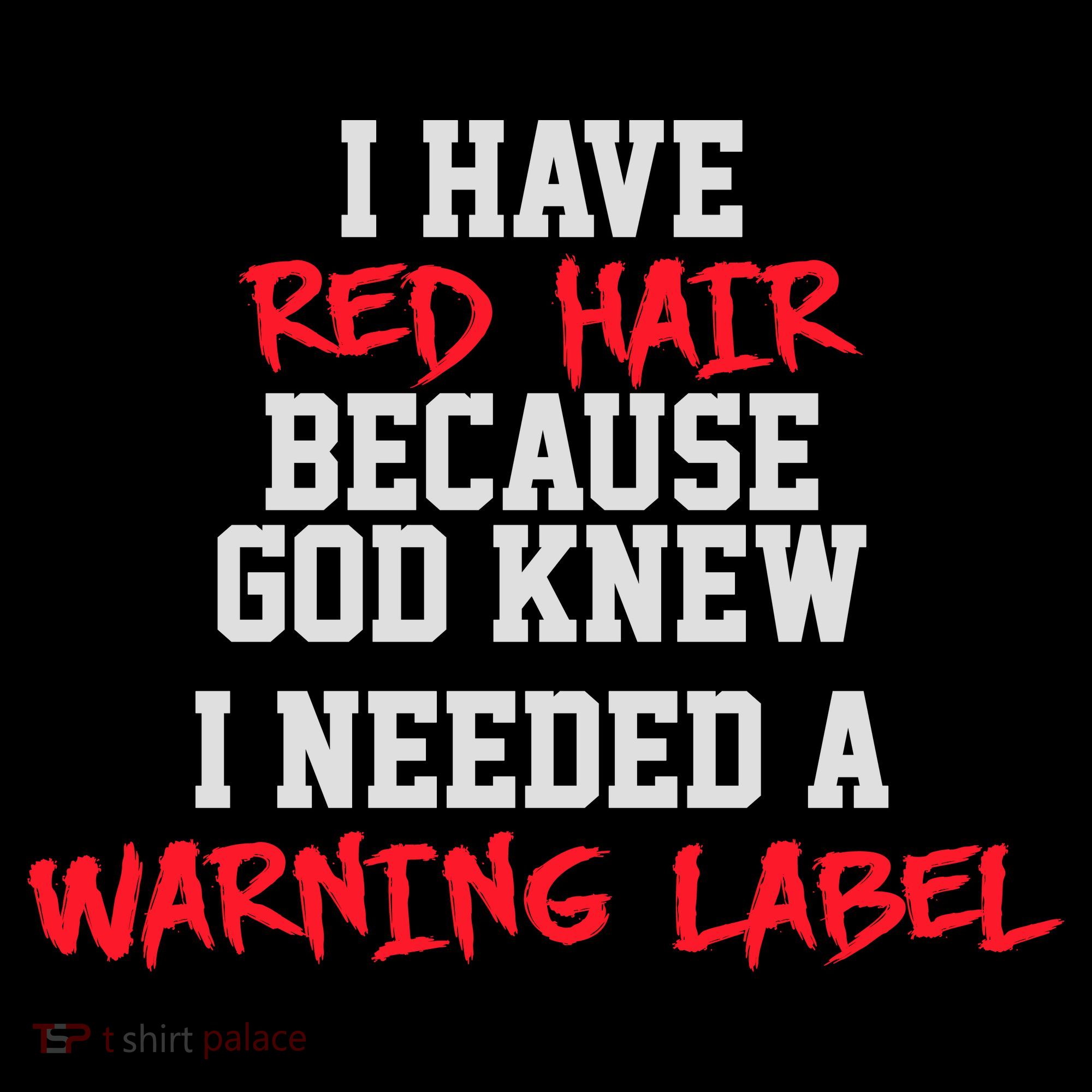 Red Head Warning Label Apron