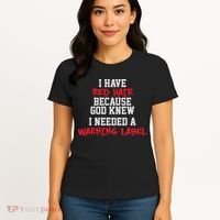 Red Head Warning Label Women's T-Shirt thumb 4