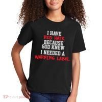 Red Head Warning Label Kids T-Shirt thumb 2