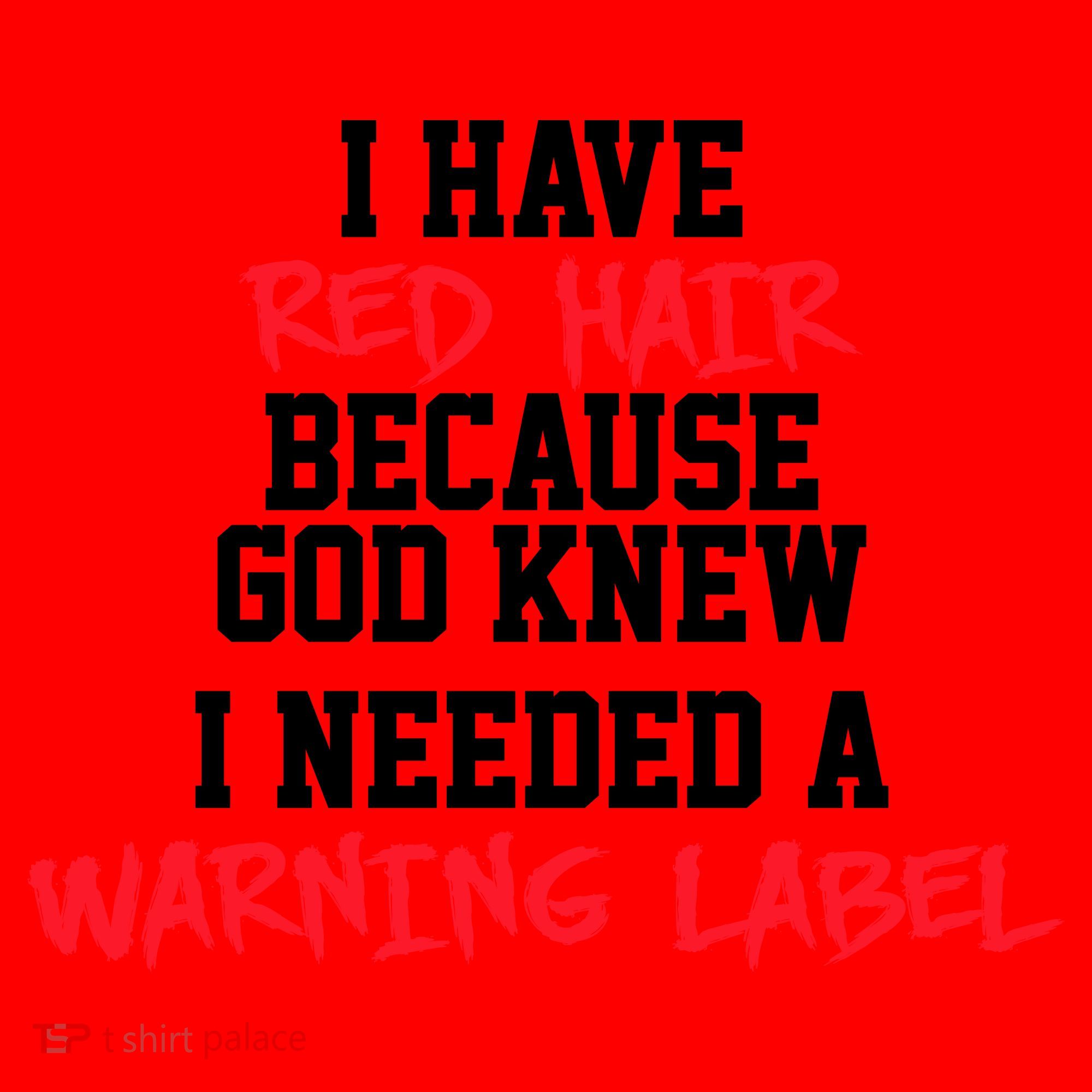 Red Head Warning Label Santa Hat
