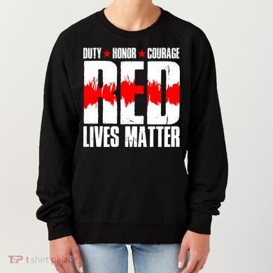 Red Lives Matter Women's Sweatshirt