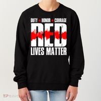 Red Lives Matter Women's Sweatshirt thumb 0